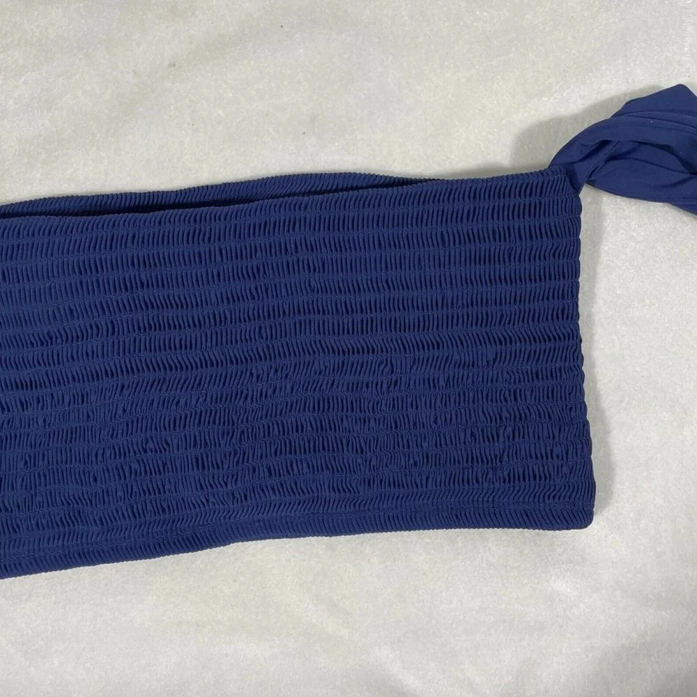 NWT Allihop Anthropologie Smocked  Bikini Top‎